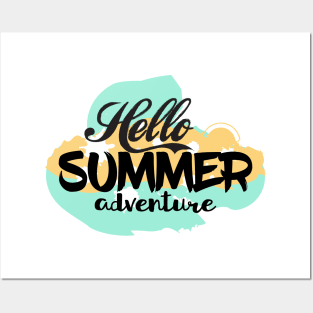 Hello Summer Adventure Posters and Art